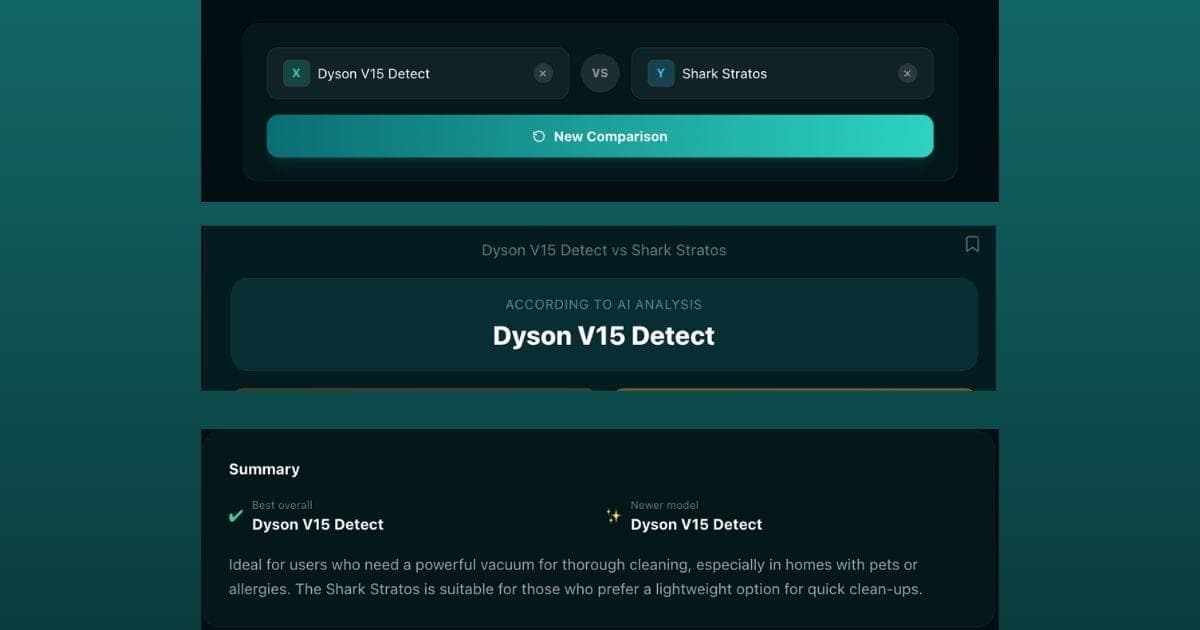 Dyson V15 vs Shark Stratos: Which Vacuum Should You Actually Buy?